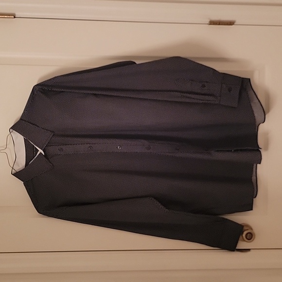 Sean John 18.5 Neck Taylored Fit Button Down Dress Shirt - Picture 1 of 12